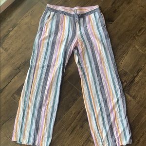 Old Navy drawstring linen pants, size small